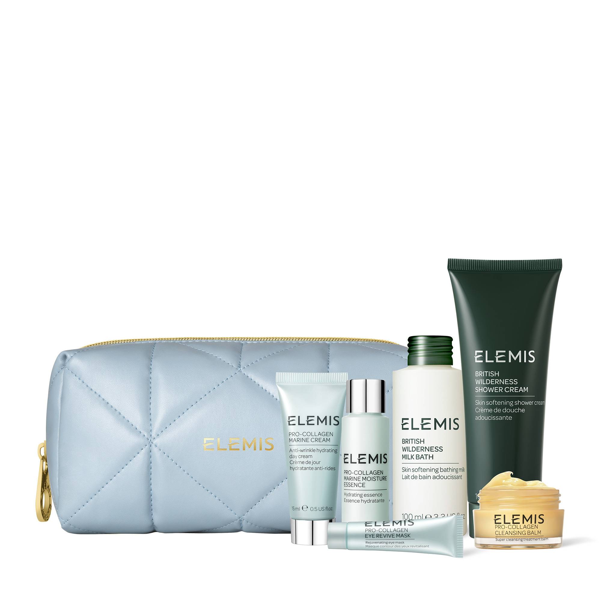 Розкішна косметичка з бестселерами для обличчя та тіла ELEMIS Travel Edition: Face & Body Little Luxuries